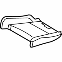 OEM 2012 BMW X6 Padded Section, Comfort Seat - 52-10-7-292-790