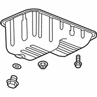 OEM 2015 Chevrolet Spark Oil Pan - 25189002