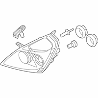 OEM 2014 Kia Sedona Passenger Side Headlight Assembly - 921024D080