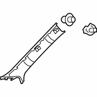 OEM 2015 Lexus NX200t GARNISH Assembly, Front Pillar - 62210-78010-A1