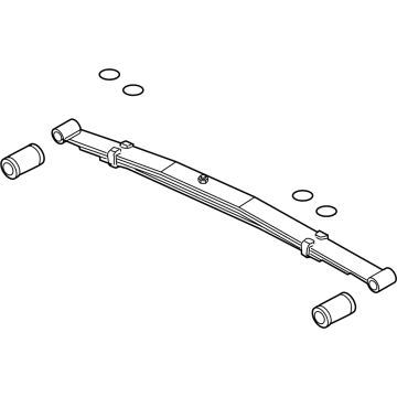 OEM Ford E-250 Leaf Spring - 8C2Z-5560-RB