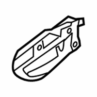 OEM Hyundai Elantra Interior Door Handle Assembly, Left - 82610-3X011-RY
