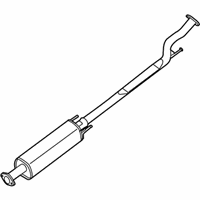 OEM 2010 Nissan Altima Exhaust, Sub Muffler Assembly - 20300-JB000