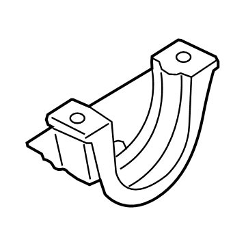 OEM 2017 BMW 540i xDrive Left Stabilizer Bracket - 37-12-6-865-709