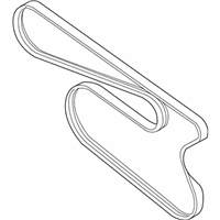OEM 2006 BMW Z4 Ribbed V-Belt - 11-28-7-628-651
