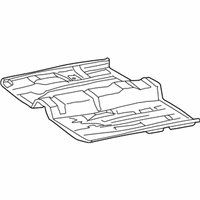 OEM 2001 Toyota Camry Front Floor Pan - 58111-06021