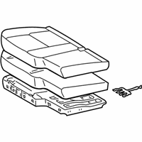 OEM 2000 Toyota Tundra Cushion Assembly - 71410-0C050-B1