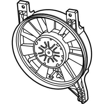 OEM Chevrolet Fan Module - 84910708