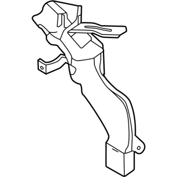 OEM BMW M235i xDrive Gran Coupe Air Duct, Turbocharger - 11-65-8-605-502