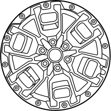 OEM 2022 Nissan Frontier WHEEL-ALUMINUM - 40300-9BU3K