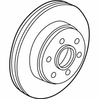 OEM 2002 Dodge Durango Brake Rotor - 52009208AD