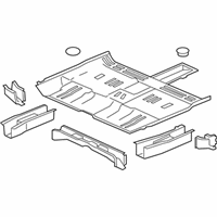 OEM 2005 Saturn Vue Panel Asm, Floor - 22718956