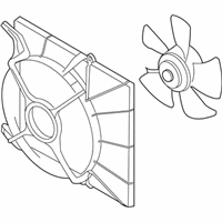 OEM 2010 Pontiac G3 Fan Module - 95950465