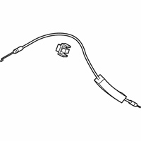 OEM 2015 Honda Fit Cable, Rear Front Door Lock - 72133-T5R-A01