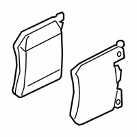OEM 2022 BMW M8 Gran Coupe REPAIR KIT, BRAKE PADS ASBES - 34-10-7-886-853