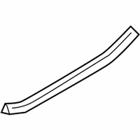 OEM 2011 Hyundai Azera Weatherstrip-Rear Door Trim Lower LH - 83356-3L000-J9