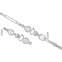 OEM 2022 Nissan Leaf Shaft Ft Drive - 39101-5SA2A