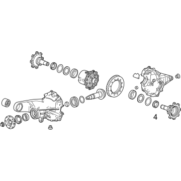 OEM Chevrolet Suburban Differential Assembly - 84923540