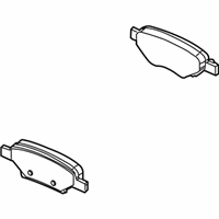 OEM 2008 Saturn Vue Pad Kit, Rear Disc Brake - 19208346