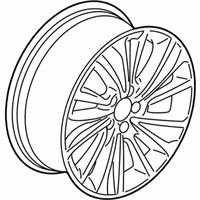 OEM Acura MDX Disk, Aluminum Wheel (20X8J) (Tpms) (Enkei) - 42700-TZ5-B21