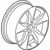 OEM 2017 Acura MDX Disk, Aluminum Wheel (18X8J) (Tpms) (Maxion Wheels) - 42700-TZ5-B01