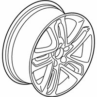 OEM Acura MDX Wheel Assembly, Aluminum (20X8 1/2J) (Tpms) (Enkei) - 42800-TYR-A30