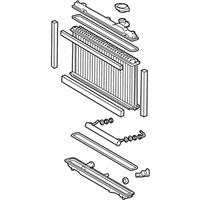 OEM Lexus GS430 Radiator Assembly - 16400-50340