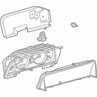 OEM 2004 Toyota Land Cruiser Cluster Assembly - 83800-6D871