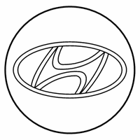 OEM 2021 Hyundai Venue Wheel Hub Cap Assembly - 52960-K2200