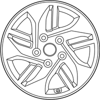 OEM Hyundai Venue Aluminium Wheel Assembly - 52910-K2100