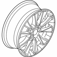 OEM 2014 Lincoln MKT Wheel, Alloy - DE9Z-1007-B