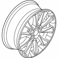 OEM 2013 Lincoln MKT Wheel, Alloy - DE9Z-1007-B