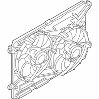 OEM 2014 Ford Fusion Fan Assembly - DG9Z-8C607-B