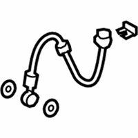 OEM Acura Hose Set, Left Front Brake - 01465-STK-A00