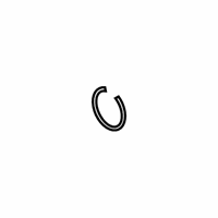 OEM Ford Front Seal Lock Ring - L1MZ-3B498-E