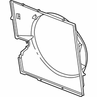 OEM 2002 BMW X5 Fan Shroud - 17-11-1-439-108