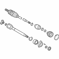 OEM Toyota Avalon Axle Assembly - 43410-06A71