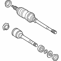 OEM 2003 Toyota Camry Axle Assembly - 43410-06252