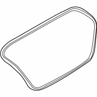 OEM Infiniti Q70 WEATHERSTRIP-Trunk Lid - 84830-1MA0B