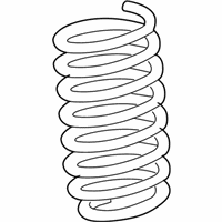 OEM 2020 BMW X3 REAR COIL SPRING:333520 - 33-53-6-884-922