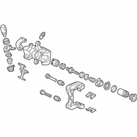 OEM Honda HR-V Rear Caliper Sub-As - 43018-T7D-030