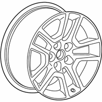 OEM 2014 Chevrolet Malibu Wheel, Alloy - 9598668