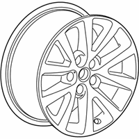 OEM 2014 Chevrolet Malibu Wheel, Alloy - 23123754