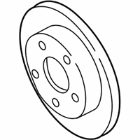 OEM 2004 Cadillac DeVille Rear Brake Rotor - 88967261