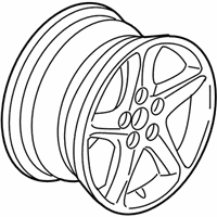 OEM Acura RSX Disk, Aluminum Wheel (17X7Jj) (Enkei) - 42700-S6M-A83