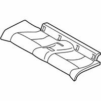 OEM 2015 BMW 428i xDrive Foam Part, Seat, Rear - 52-20-7-274-549