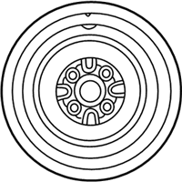 OEM 2001 Toyota Corolla Wheel, Disc - 42611-02150