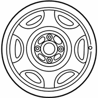OEM 1996 Toyota Corolla Wheel, Steel - 42611-01140