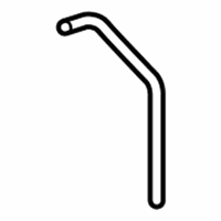 OEM Cadillac SRX Radiator Surge Tank Overflow Hose - 25757865