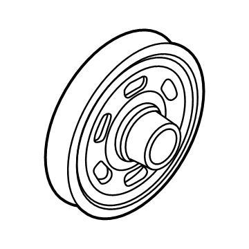 OEM 2022 Hyundai Elantra Pulley-Damper - 23124-2J010